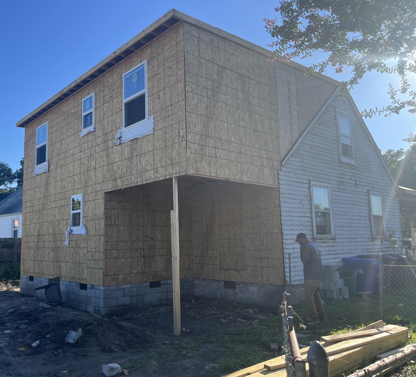 Home addition contractor Portsmouth VA — room addition built by Trinity Contracting Hampton Roads