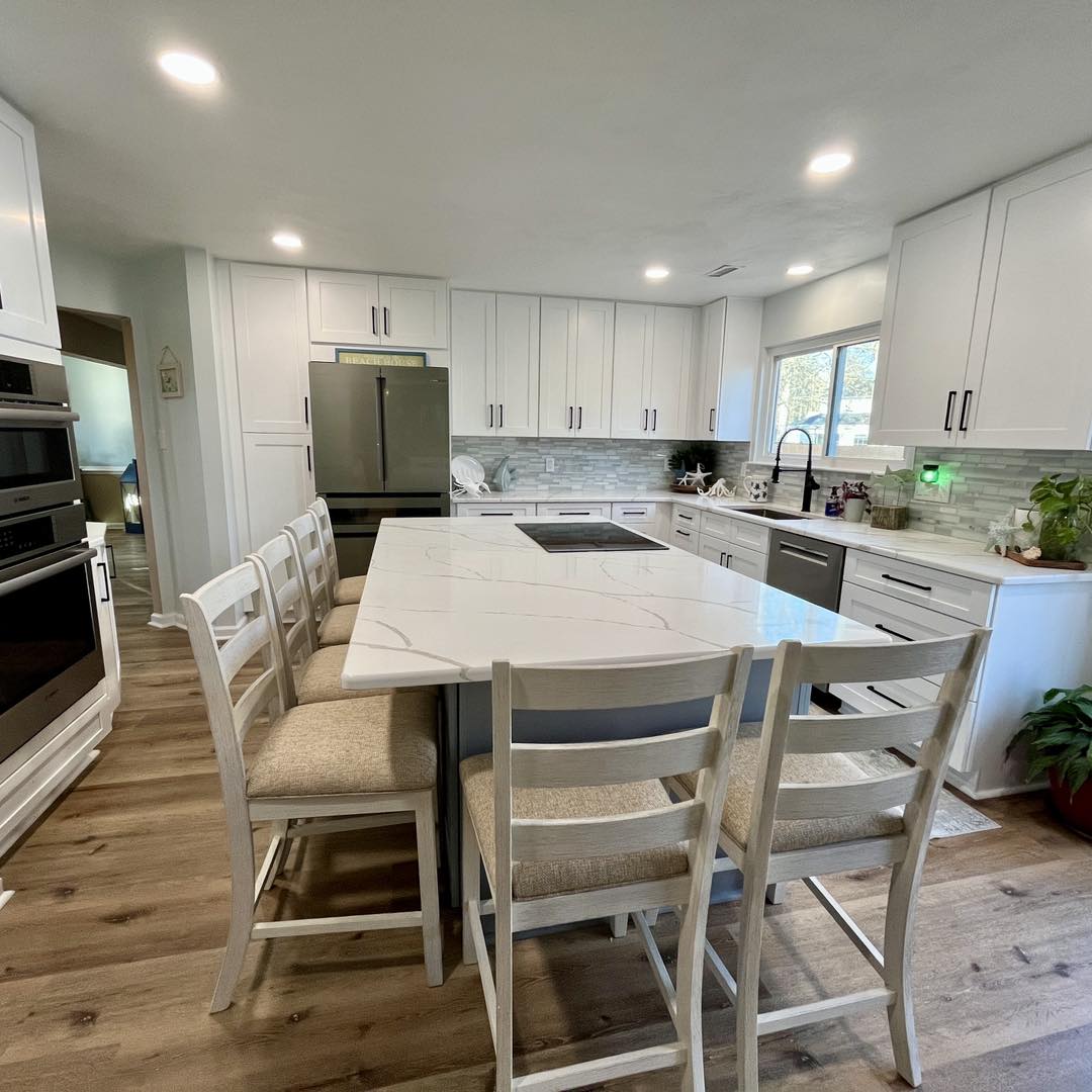 Kitchen remodel Portsmouth VA — custom cabinets and countertops by Trinity Contracting Hampton Roads